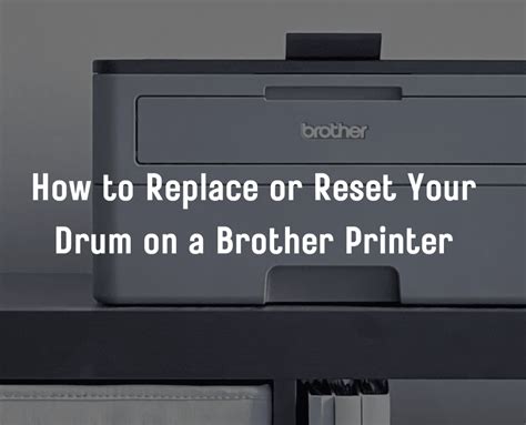 replace drum brother printer|what does replace drum mean brother printer.